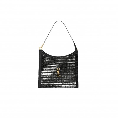 YSL OXALIS BAG IN RAFFIA MACRAMÉ 781289GAAEA1000 (40*37*3cm)